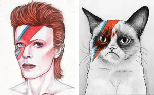 Artists Pay Tribute To Late David Bowie (289 Pics)