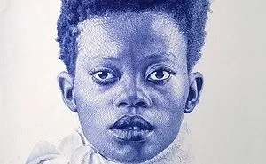 Ballpoint Pen Portrait Art By Enam Bosokah