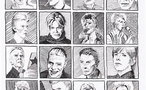 Artists Pay Tribute To Late David Bowie (289 Pics)