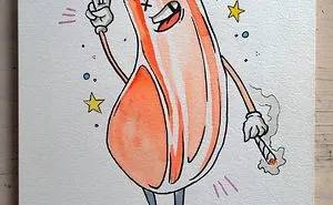 I Draw Greasy Breakfasts Using Watercolour