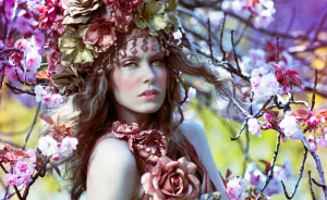 Canadian Photographer Uses Gardens And Nature To Create Whimsical Portraits