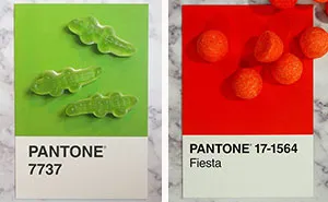 I Match Candies With Pantone Swatches And Photograph Them