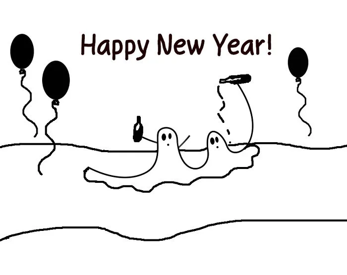 New Year Celebration At A Haunted Mansion