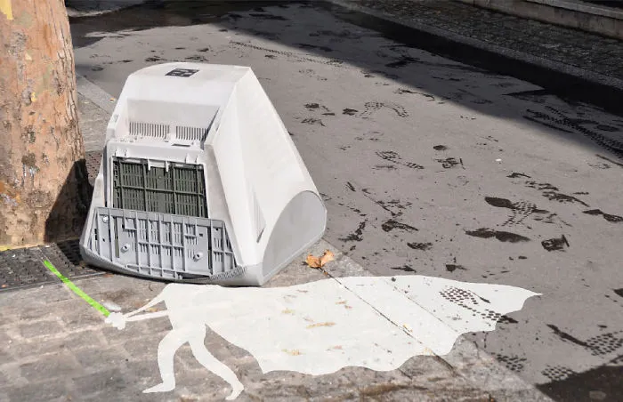 Artist Adds Fun Doodles To The Streets Of Paris