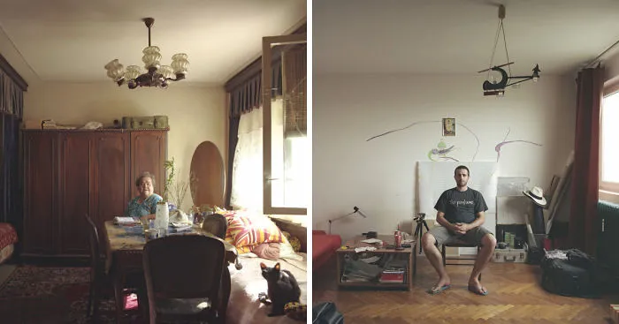 10 Identical Apartments, 10 Different Lives, Documented By Romanian Artist