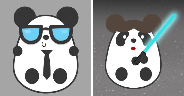 I Invented A Cute Panda Character - Pondoo