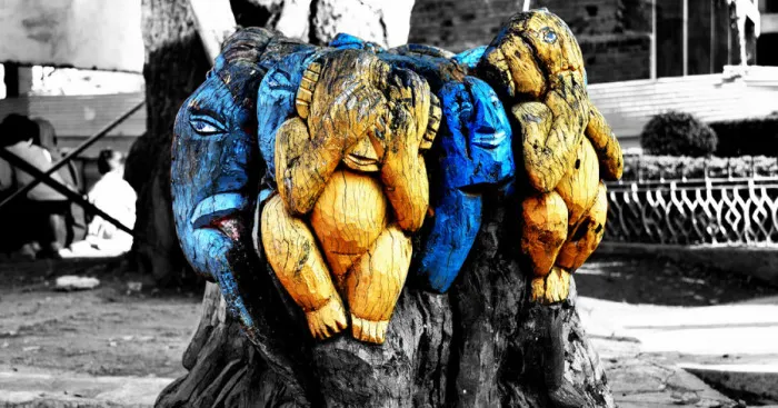 Cut Tree Gets Second Life As A Wooden Monkey Sculpture