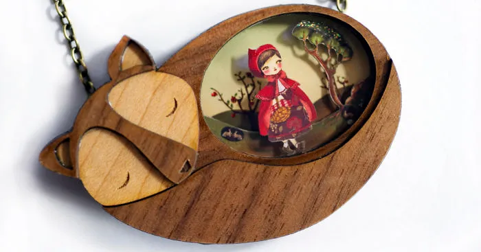 We Create Fairy-Tale Inspired Necklaces With Tiny Scenes Inside