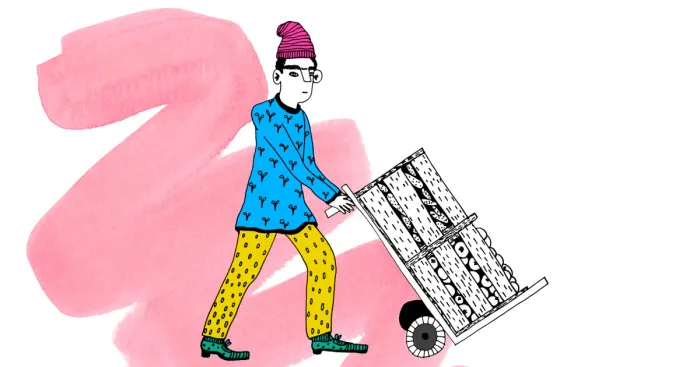 I Illustrated The Street Vendors From My Childhood