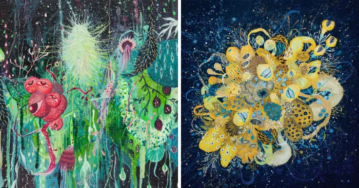 I Explore The World Of Flora In My Paintings
