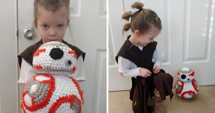 I Crocheted This BB-8 For My Little 'Rey'