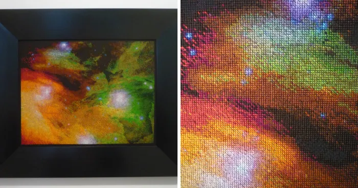 I Turn Nasa Photographs Into Needlepoint Tapestries