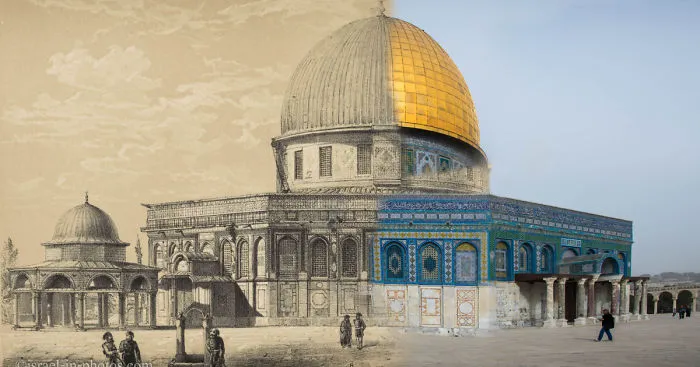 Then And Now: I Merged 150 Year Old Pics Of Israel With My Recent Photos