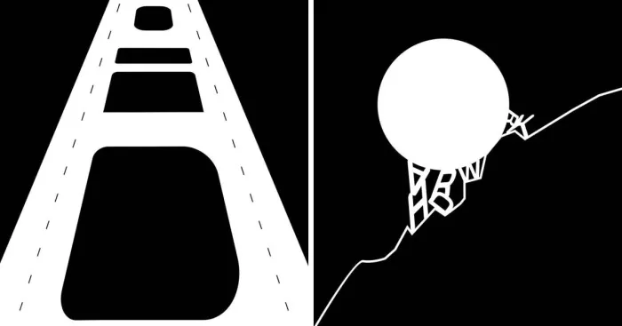 My Typography Series Illustrate The Meaning Of The Words