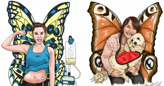 I Draw Portraits Of People As Fairies To Empower Them