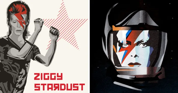 David Bowie In Retro Soviet Posters