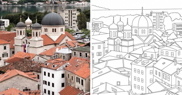 I Made An Adult Coloring Book That Takes You To The Places I've Visited