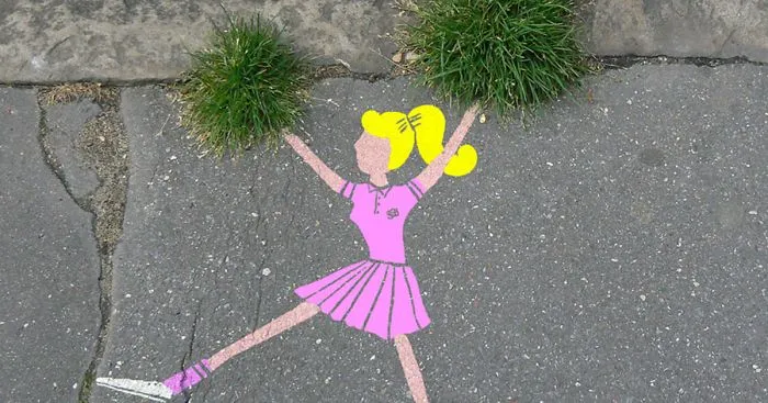Artist Adds Fun Doodles To The Streets Of Paris