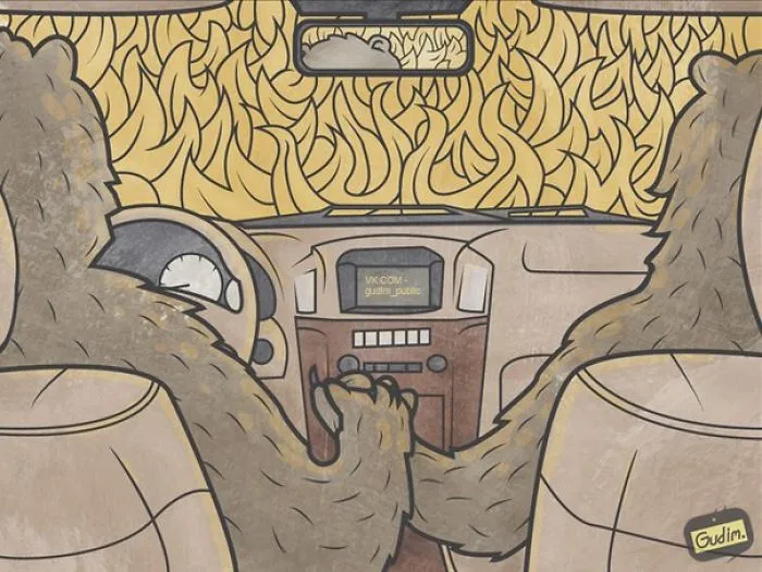 Russian Illustrator Draws Sarcastic Illustrations That You'll Need To See Twice To Understand