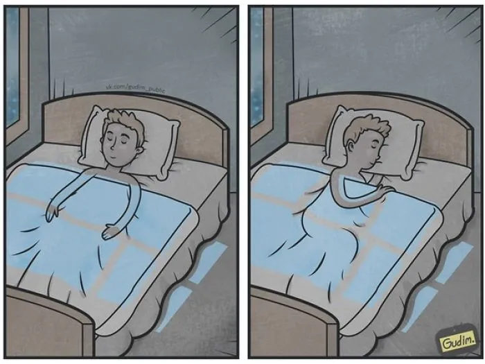 Russian Illustrator Draws Sarcastic Illustrations That You'll Need To See Twice To Understand