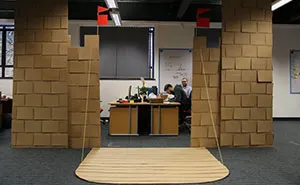 Our Boss Asked Us To Decorate Our Desks, So We Did This