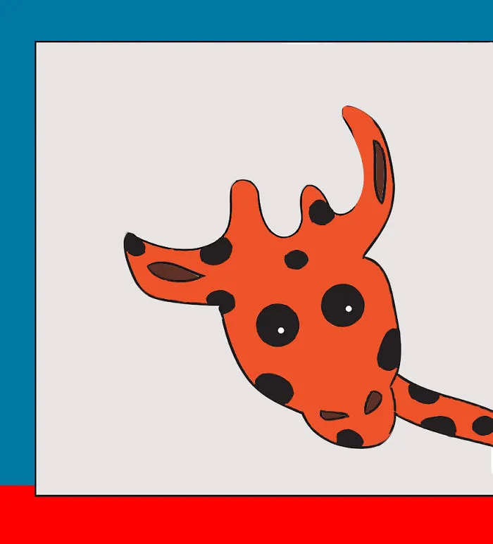 Giraffe In A Train