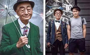 85-Year-Old Farmer Transformed By Grandson Into Fashion Icon