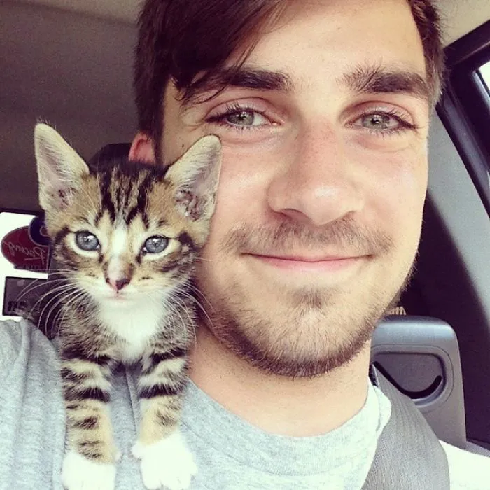 Hot Dudes With Kittens Instagram Is What You Need Right Meow