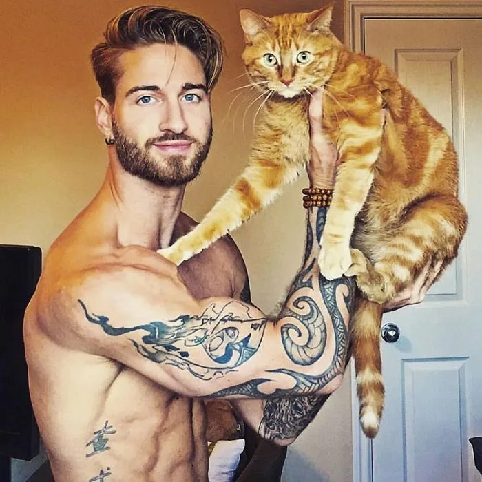 Hot Dudes With Kittens Instagram Is What You Need Right Meow