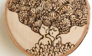 I Create Wood Burnt Art Inspired By Henna