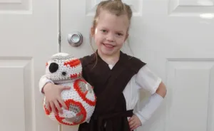 I Crocheted This BB-8 For My Little 'Rey'