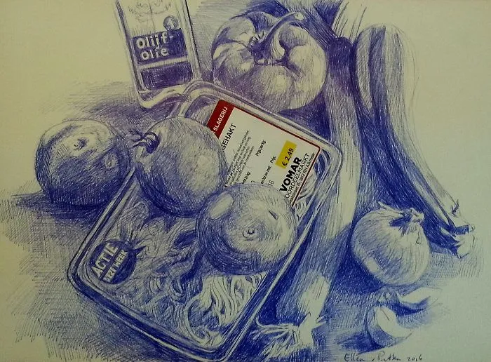 I Love Cooking And Drawing
