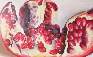 I Paint Pomegranates On Canvas