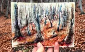 I Sketch The Places I Go To Every Day So That I Can Remember Them