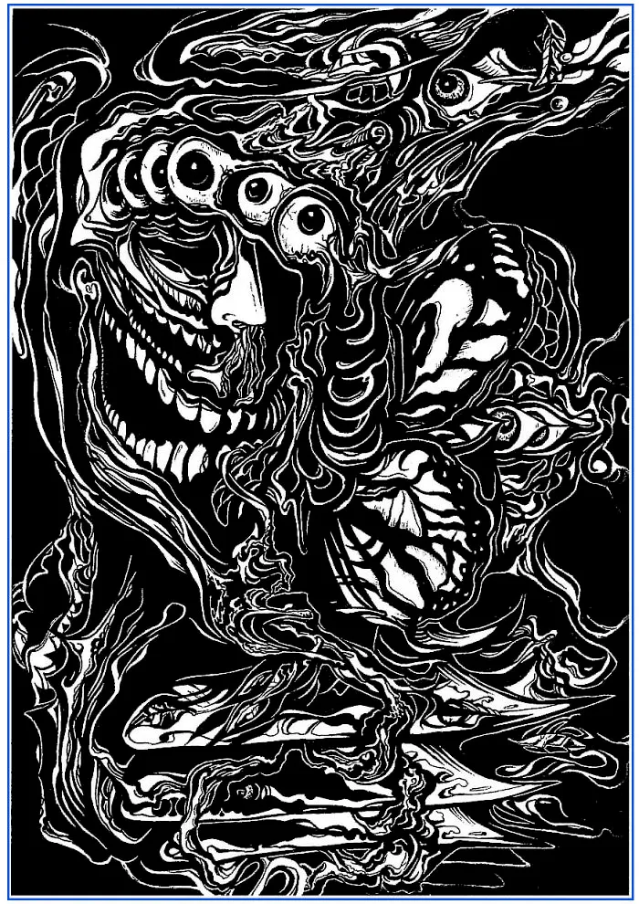 I Woke Up And Drew My Dream,nightmare.