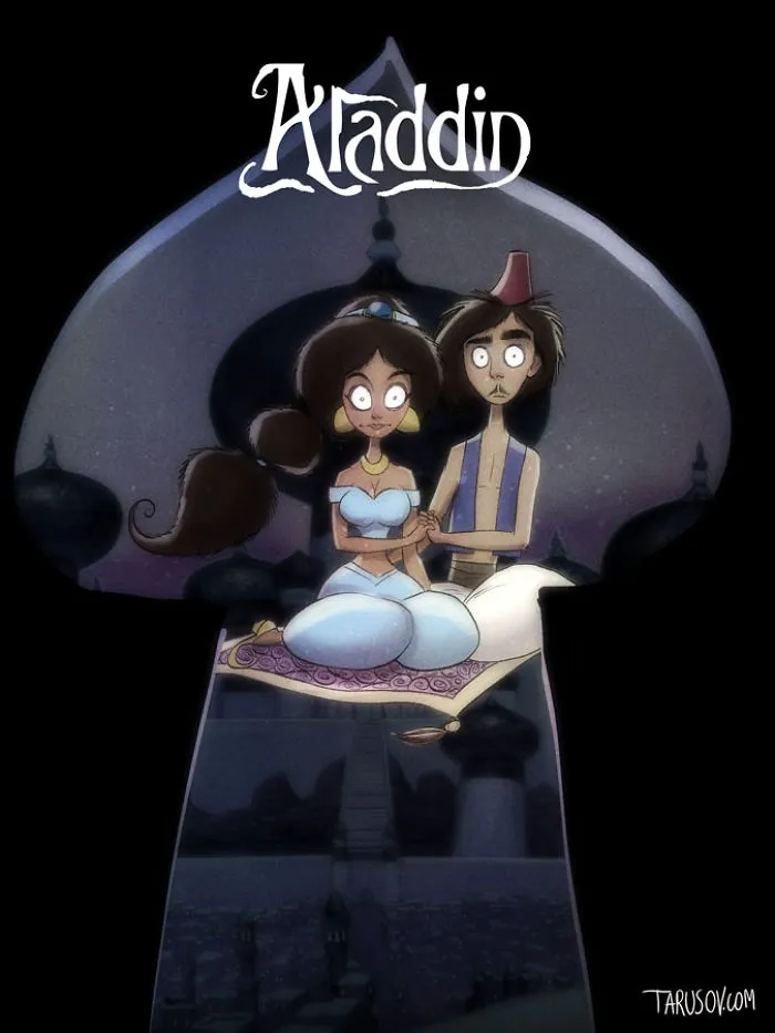If Tim Burton Directed Disney Movies