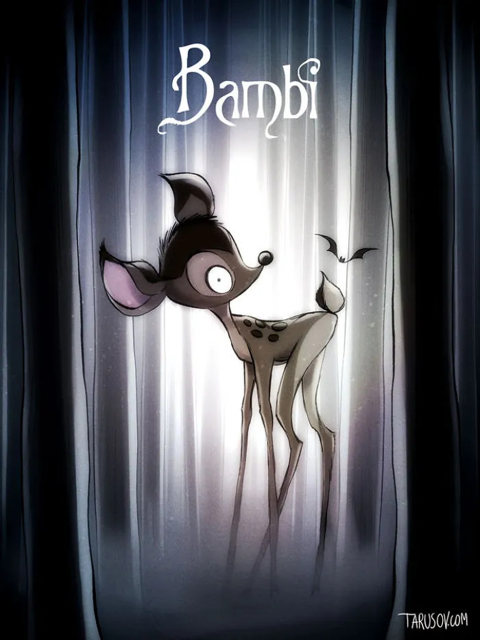 If Tim Burton Directed Disney Movies
