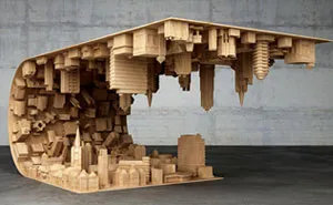 Inception-Inspired Coffee Table Bends A City In Your Living Room