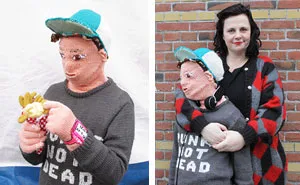My Son Doesn't Want To Cuddle Anymore So I Knit A Cuddly Version Of Him