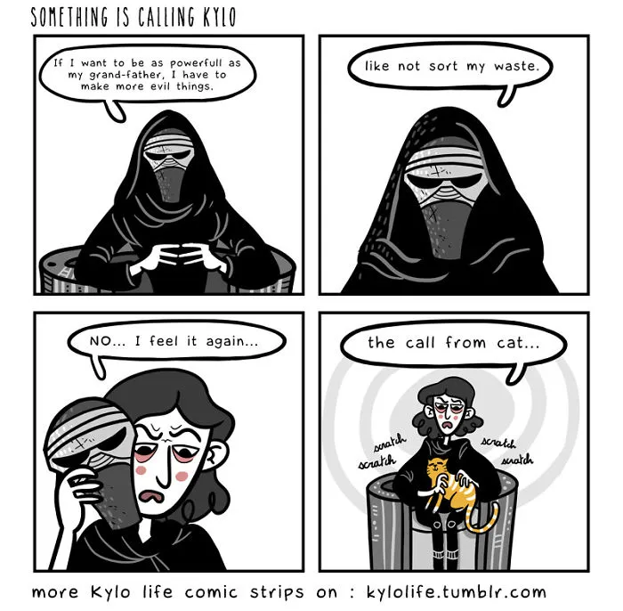 Kylo Ren’s Life In Comic Strips