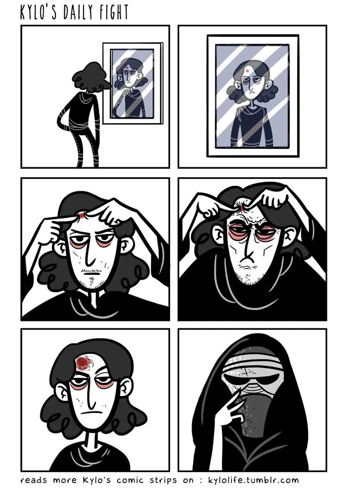 Kylo Ren’s Life In Comic Strips