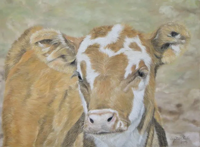 Mooooove Over Chalk Pastel. I Have Found My New Medium For Custom Animal Portraits!