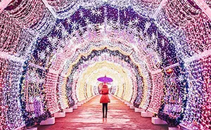 Moscow City Looked Like A Fairytale During Orthodox Christmas