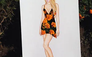 Armenian Illustrator Completes His Cut-Out Dresses With Everyday Objects
