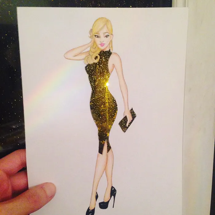 Armenian Illustrator Completes His Cut-Out Dresses With Everyday Objects