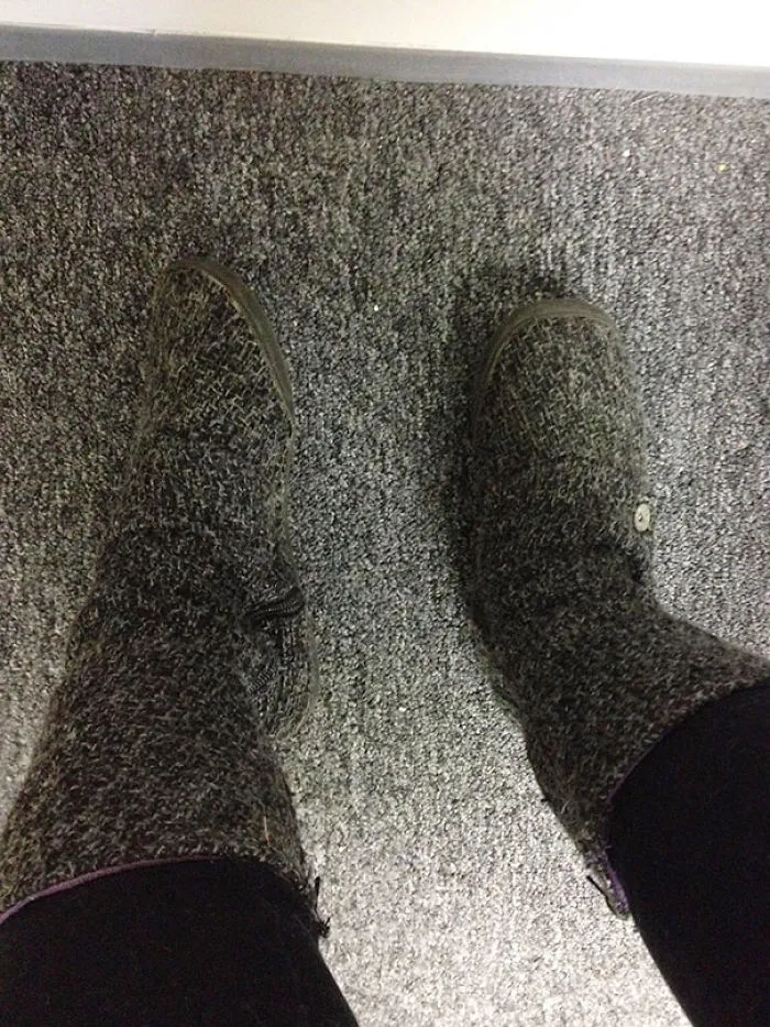 My Boots Match The Carpet In My Office