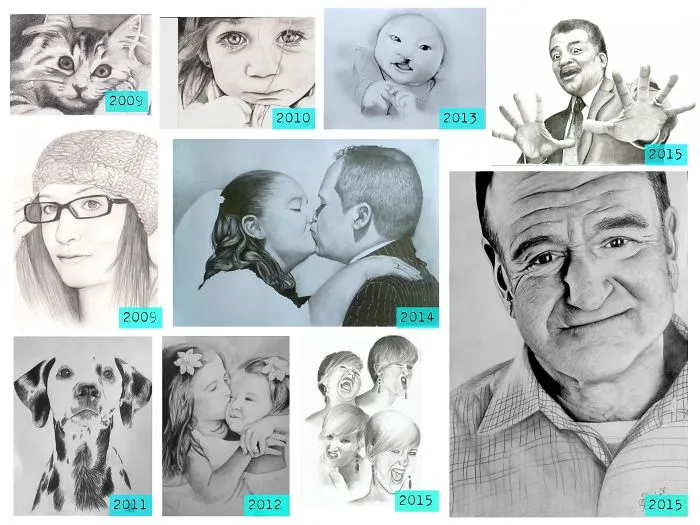 Practice Practice Practice- My Art Over The Last Few Years