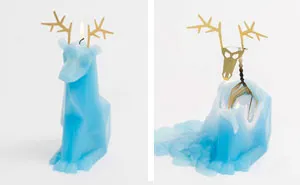 Candles Reveal Hidden Skeletons When They Melt