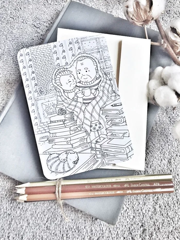Singaporean Illustrator Creates Novel Valentine Colouring Cards To Bring Back Romanticism