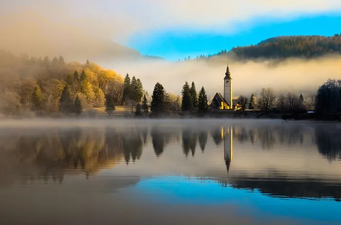 Spectacular Sunrises At The Lake Bohinj (slovenia)